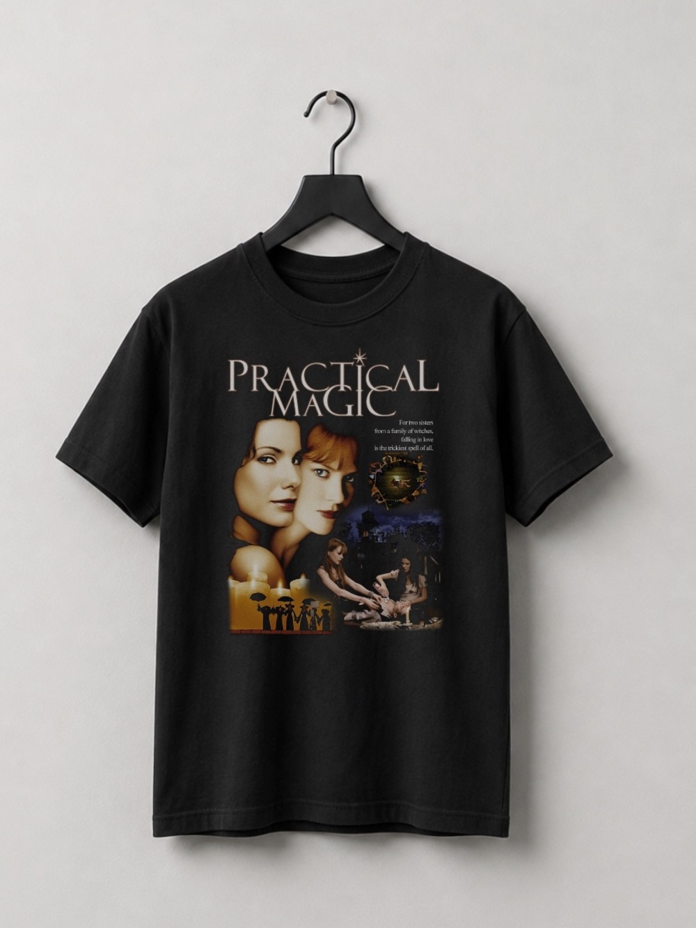 Black 'Practical Magic' Graphic Tee